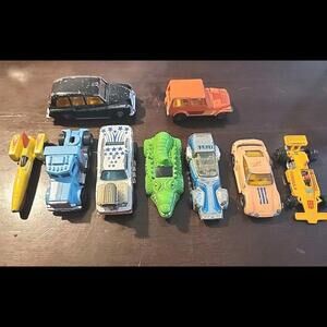 Lot of 9 Hotwheels Matchbox Lonestar Cars